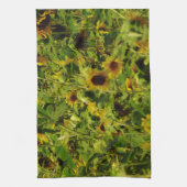 ひまわり畑 キッチンタオル (縦)