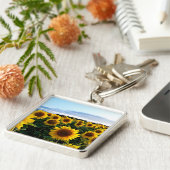 ひまわり畑 キーホルダー (側面)