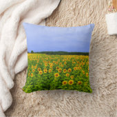ひまわり畑 クッション (ブランケット)