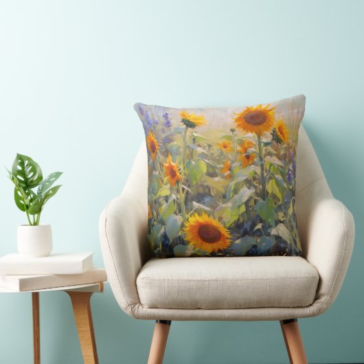 ひまわり畑 クッション (椅子)