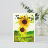 ひまわり畑 シーズンポストカード (スタンド正面)