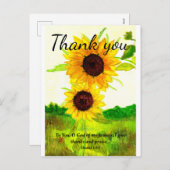 ひまわり畑 シーズンポストカード (正面/裏面)