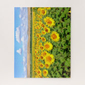 ひまわり畑 ジグソーパズル (縦)