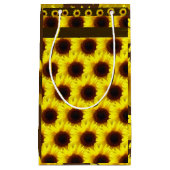 ひまわり畑 スモールペーパーバッグ (正面)