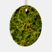 ひまわり畑 セラミックオーナメント (右)