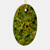 ひまわり畑 セラミックオーナメント (右)