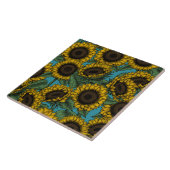 ひまわり畑 タイル (側面)