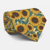 ひまわり畑 ネクタイ (ロール)