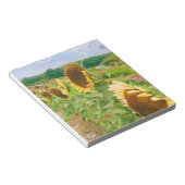 ひまわり畑 ノートパッド (アングル)