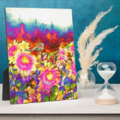 ひまわり畑 フォトプラーク (側面)