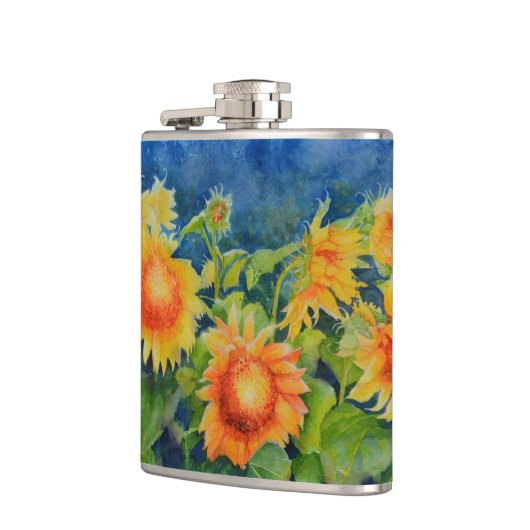 ひまわり畑 フラスク (左)
