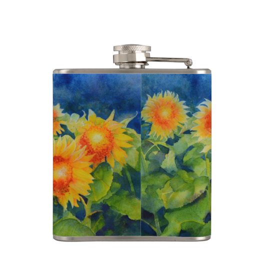 ひまわり畑 フラスク (裏面)