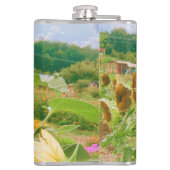 ひまわり畑 フラスク (裏面)