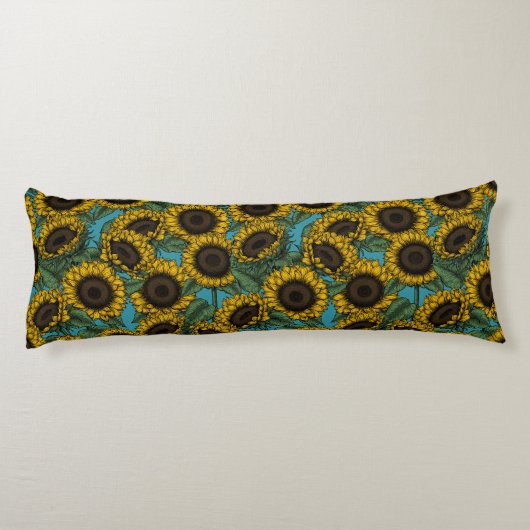 ひまわり畑 ボディピロー (裏面)