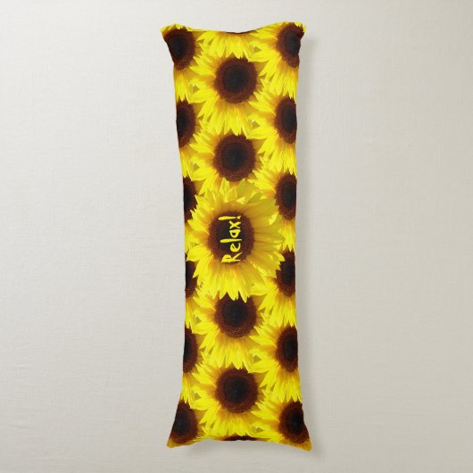 ひまわり畑 –  ボディピロー (正面縦)