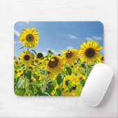 ひまわり畑 マウスパッド (マウス)