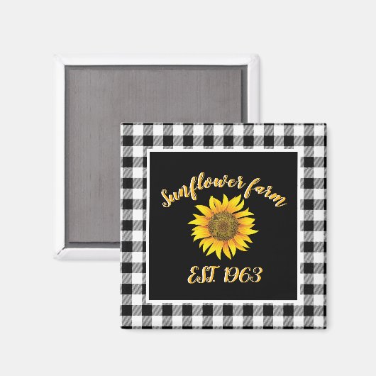 ひまわり畑 マグネット (正面/裏面)