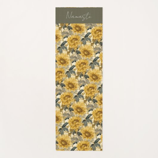 ひまわり畑 ヨガマット (正面)