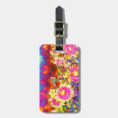 ひまわり畑 ラゲッジタグ (正面縦)