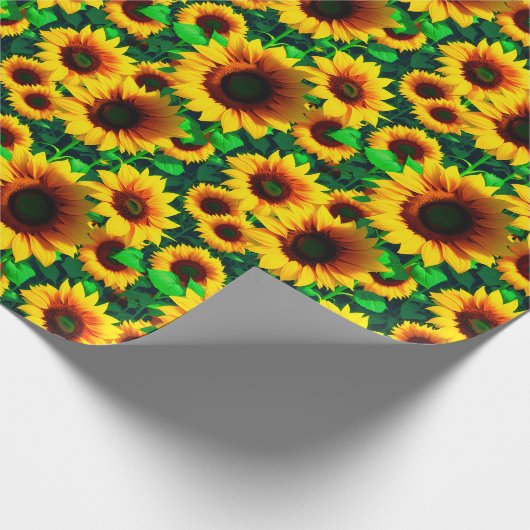 ひまわり畑 – 包装紙 (角)