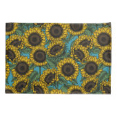 ひまわり畑 枕カバー (裏面-左)