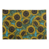 ひまわり畑 枕カバー (裏面-右)