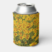 ひまわり畑 缶クーラー (缶裏面)