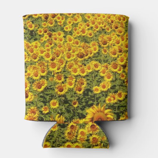 ひまわり畑 缶クーラー (裏面)