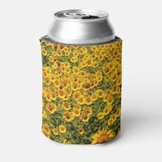 ひまわり畑 缶クーラー (缶裏面)