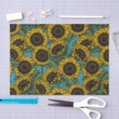 ひまわり畑 薄葉紙 (クラフト)