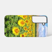 ひまわり畑 SAMSUNG GALAXYケース (裏面横)
