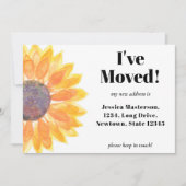 ひまわり発表を移動 案内状 (正面)