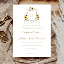 ひまわり白あじさい緑結婚の紋