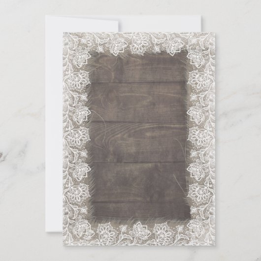 ひまわり白と青の素朴秋の結婚式 招待状 (裏面)