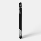 ひまわり白黒ファインアートユニーク写真 SAMSUNG GALAXYケース (左側面)