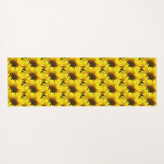 ひまわり瞑想 ヨガマット (裏面(横))