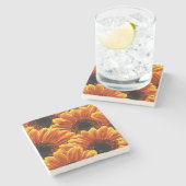 ひまわり石コースター ストーンコースター (横)