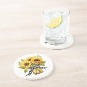 ひまわり砂岩コースター コースター (側面)