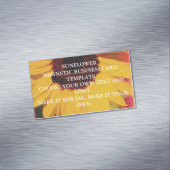 ひまわり磁気名刺テンプレート マグネット名刺 (インサイチュ)