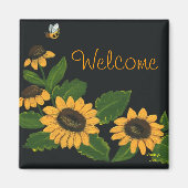 ひまわり磁石 マグネット (正面)