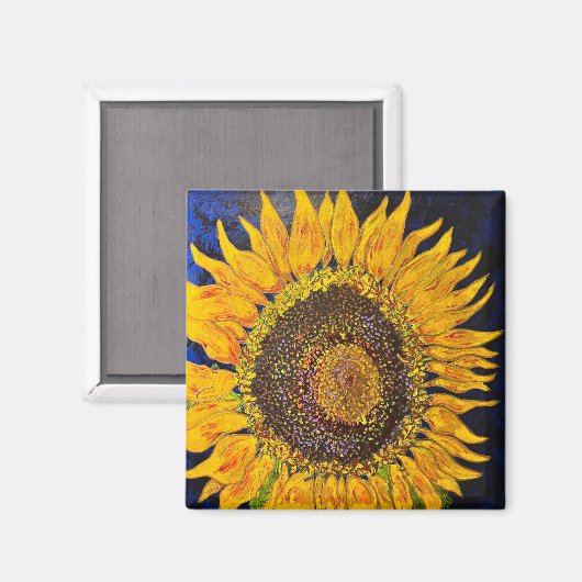 ひまわり磁石 マグネット (正面/裏面)