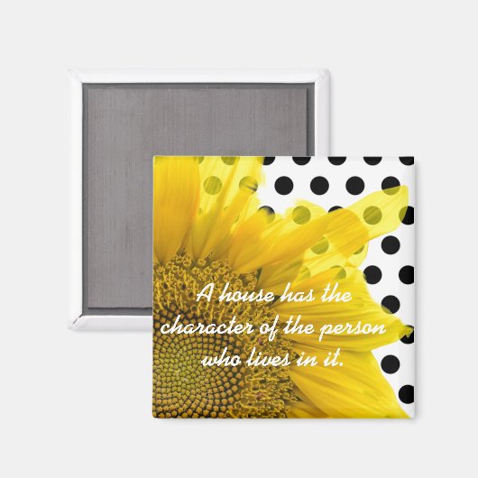 ひまわり磁石 マグネット (正面/裏面)