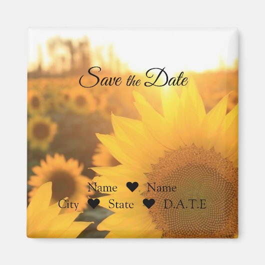 ひまわり磁石 マグネット (正面)