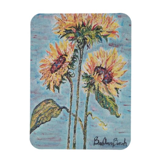 ひまわり磁石 マグネット (縦)