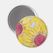 ひまわり磁石 マグネット (正面/裏面)