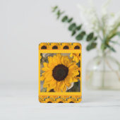 ひまわり祈りの言葉カード 名刺 (スタンド正面)