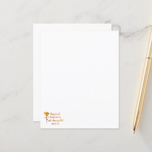 ひまわり祈りの言葉引用文 (正面/裏面インサイチュ)