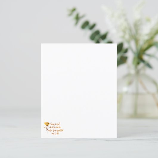 ひまわり祈りの言葉引用文 (スタンド正面)