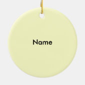 ひまわり祖母 セラミックオーナメント (裏面)