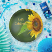 ひまわり祝 ペーパープレート (パーティー)